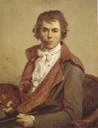 Jacques-Louis  David Portrait of the Artist (mk05) Spain oil painting artist